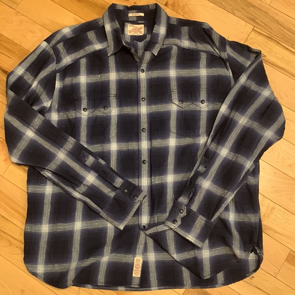 LUCKY BRAND- Pearl Snap Men’s Button Up size XXL - Picture 7 of 9